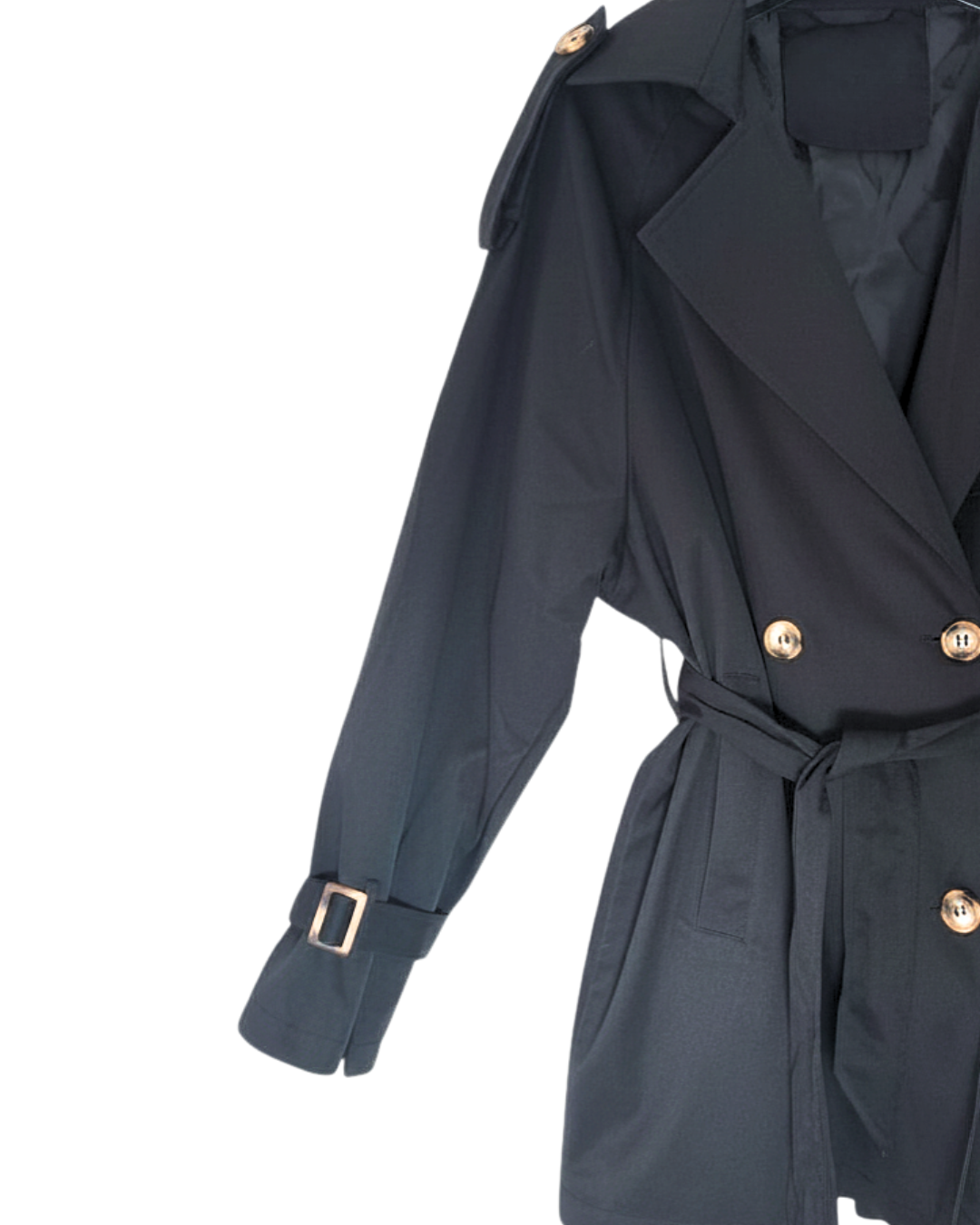 Trench Elegant cu Cordon în Talie
